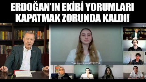 Erdoğan'a YKS yayınında öğrencilerden büyük şok! 'Oy moy yok, sandıkta görüşürüz'