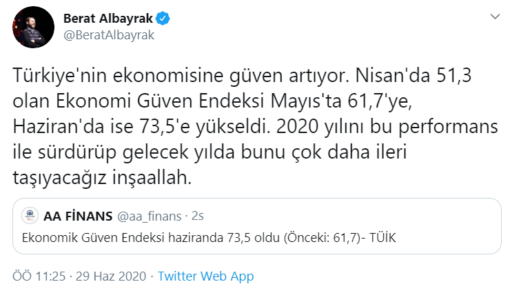 Berat Albayrak yine çok iddialı: Türkiye'nin ekonomisine güven artıyor, gelecek yılda bunu çok daha ileri taşıyacağız - Resim : 1