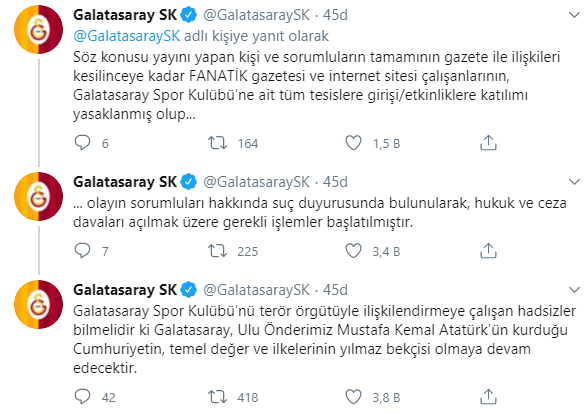 Galatasaray, Fanatik gazetesine tüm kapılarını kapattı - Resim : 2