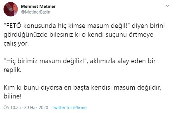 Mehmet Metiner'den Bülent Arınç'a yeni FETÖ eleştirisi: Kendi suçunu örtmeye çalışıyor - Resim : 1