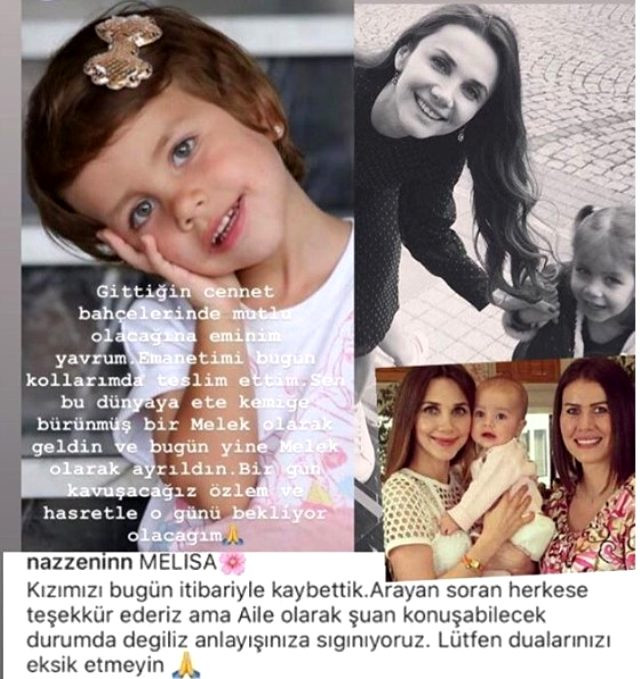 Yasemin Hadivent'in 4 yaşındaki yeğeni yaşamını yitirdi - Resim : 1