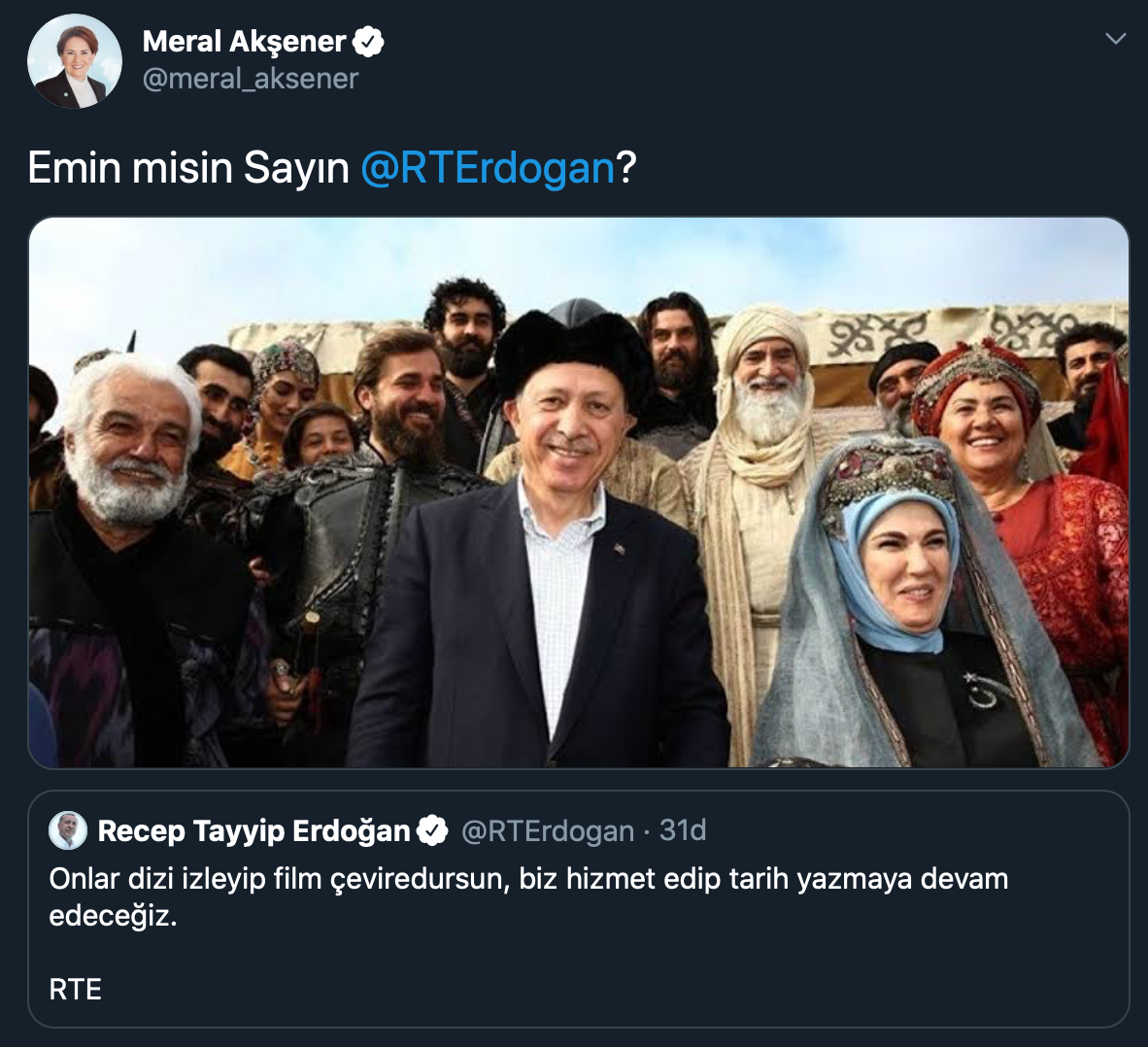 Meral Akşener'den Erdoğan'a jet 'film' yanıtı - Resim : 1