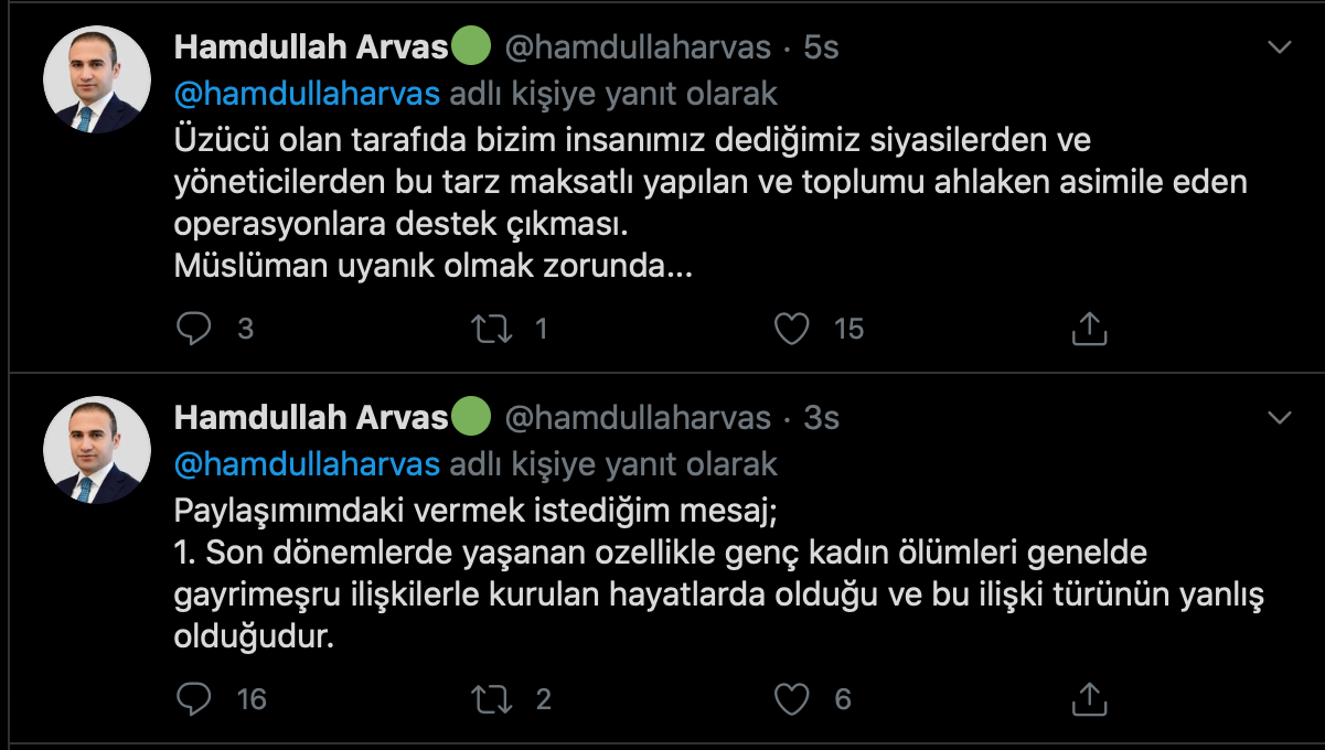Hakaret 'tweet'i atan AKP'li olunca takipsizlik kararı! - Resim : 2