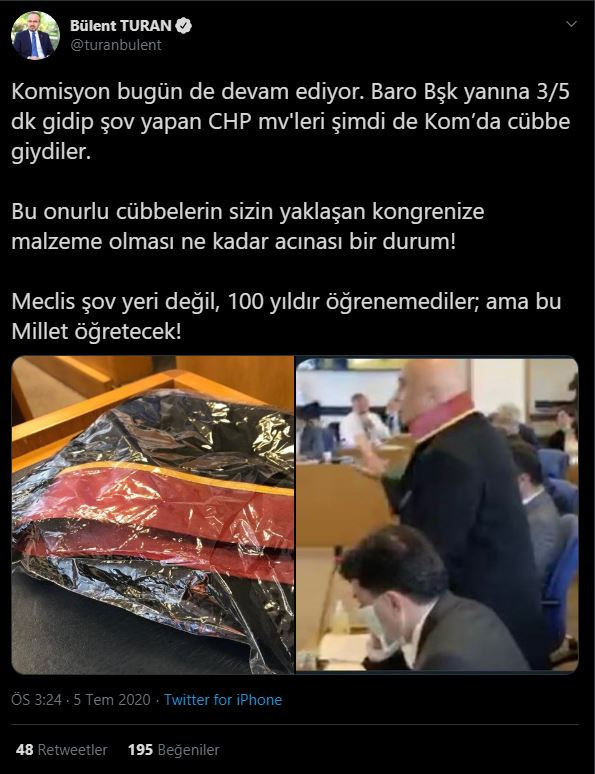 Baro başkanlarından Adalet Komisyonu üyelerine düğme ve cübbe hediyesi - Resim : 3