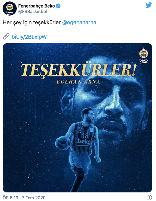 Fenerbahçe Beko'da bir ayrılık daha - Resim : 1