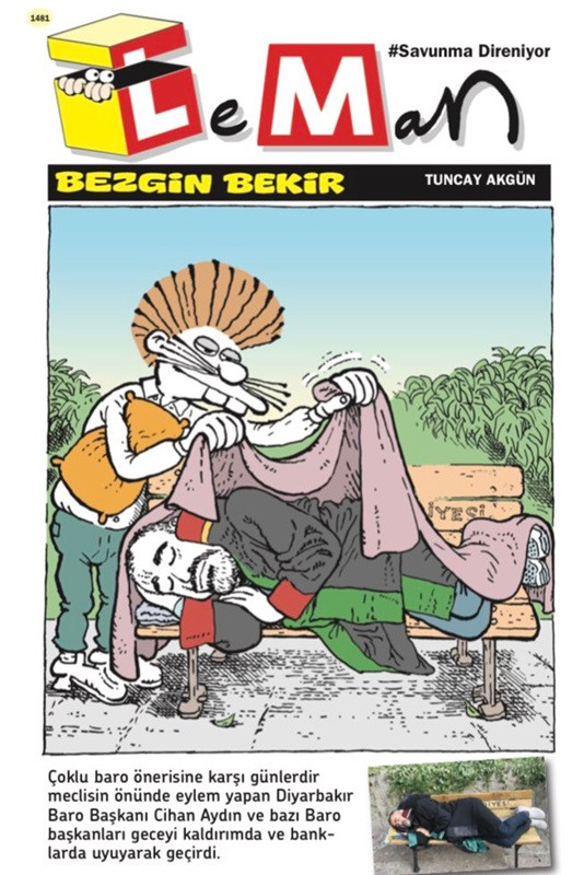 LeMan'dan 'çoklu baro' kapağı: Her yer Erdoğan! - Resim : 1
