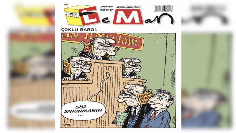 LeMan'dan 'çoklu baro' kapağı: Her yer Erdoğan!