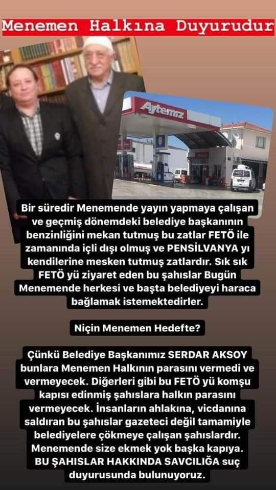 CHP'li Başkan Aksoy'dan 'FETÖ'cü gazeteci' isyanı - Resim : 1