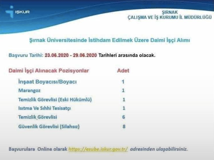 Üniversiteden 'adrese teslim' personel alımı - Resim : 2