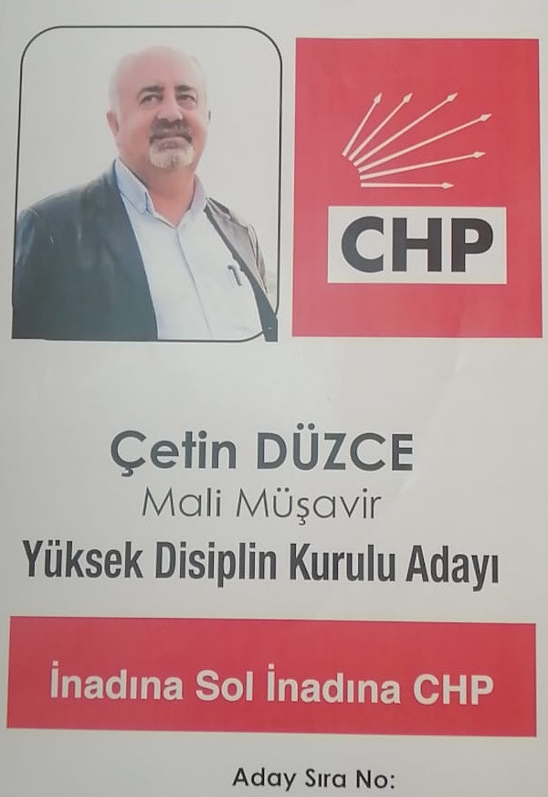 Çetin Düzce CHP YDK'ya adaylığını açıkladı - Resim : 1