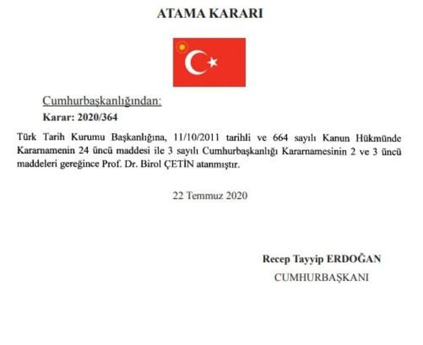 Erdoğan'dan TTK Başkanlığı'na atama - Resim : 1