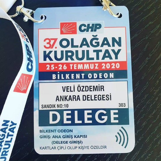 CHP'de kurultay heyecanı: Delegeler alana işte bu kartla girecek - Resim : 1