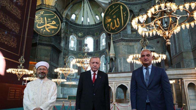 Ayasofya'daki fresklerin nasıl kapatıldığı ortaya çıktı