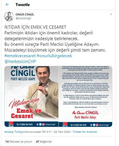 Avukat Onur Cingil CHP PM'ye adaylığını açıkladı - Resim : 3