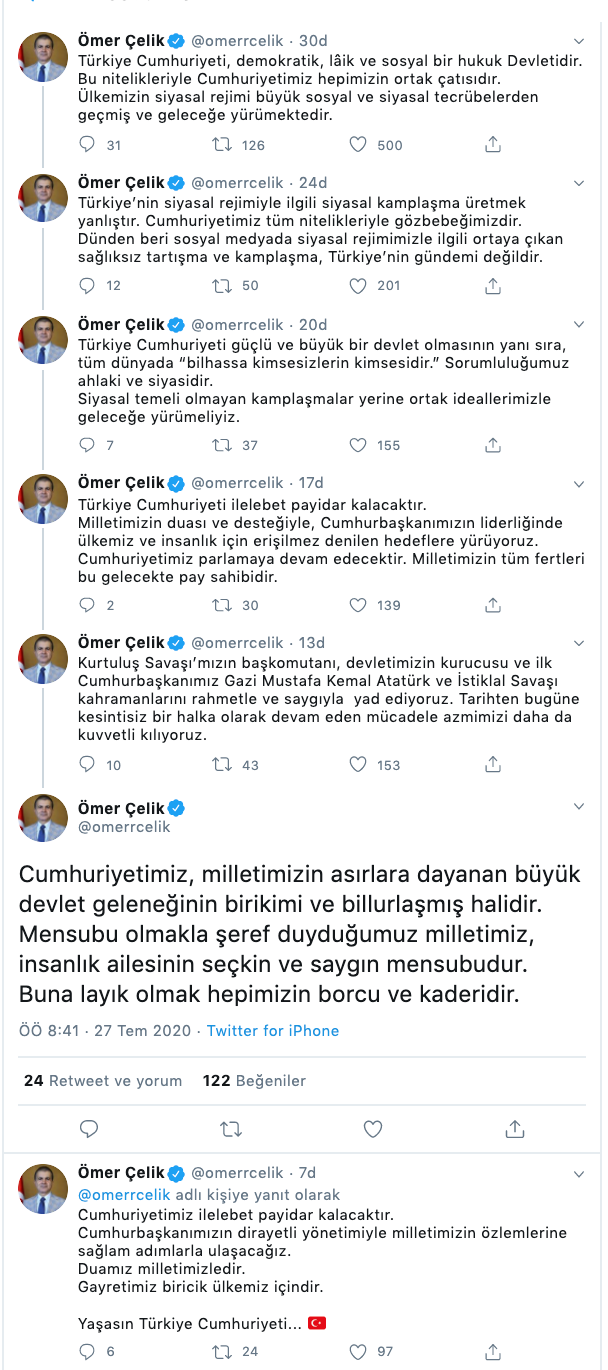 AKP'ye yakın dergiden yapılan hilafet çağrısına Ömer Çelik'ten tepki geldi - Resim : 2