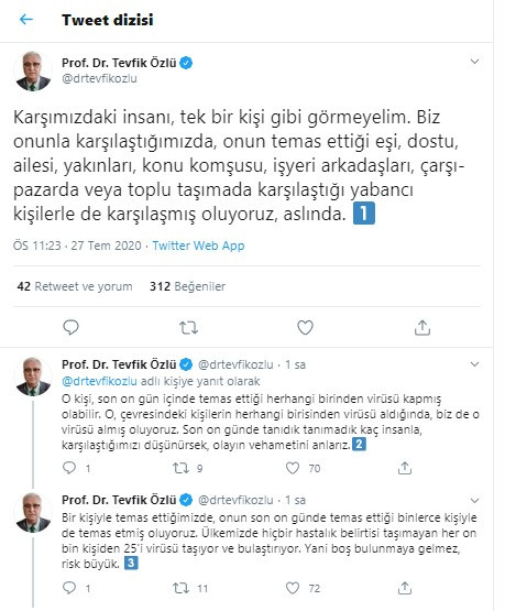 Prof. Tevfik Özlü rakam verdi ve uyardı: 'Bayram ziyaretlerinde bunu unutmayalım' - Resim : 1