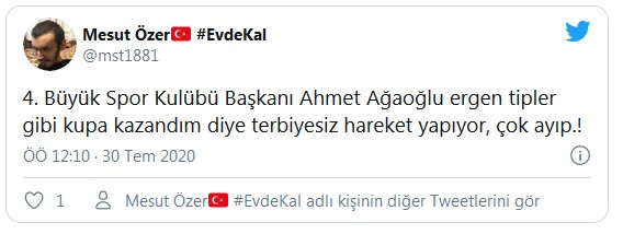 Trabzonspor Başkanı Ahmet Ağaoğlu'ndan tepki çeken hareket - Resim : 1