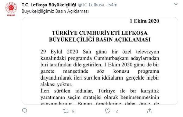 Türkiye Lefkoşa Büyükelçiliği'nden KKTC'ye seçim uyarısı - Resim : 2