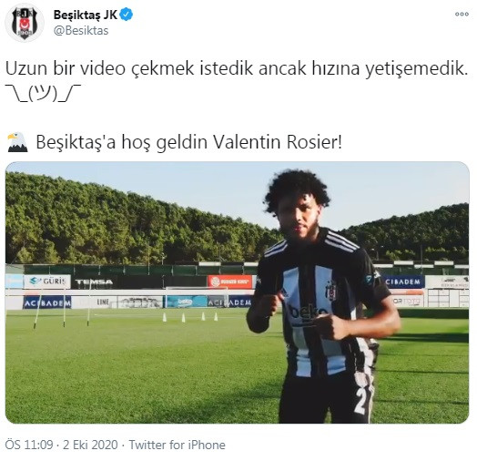 Beşiktaş, Valentin Rosier transferini resmen açıkladı - Resim : 1