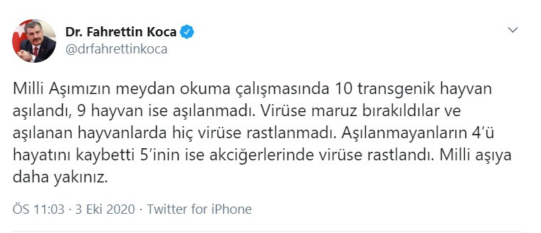 CHP'li Usluer'den aşı paylaşımı yapan Bakan Koca'ya sert çıkış: Hayal satmaktan vazgeçin - Resim : 1