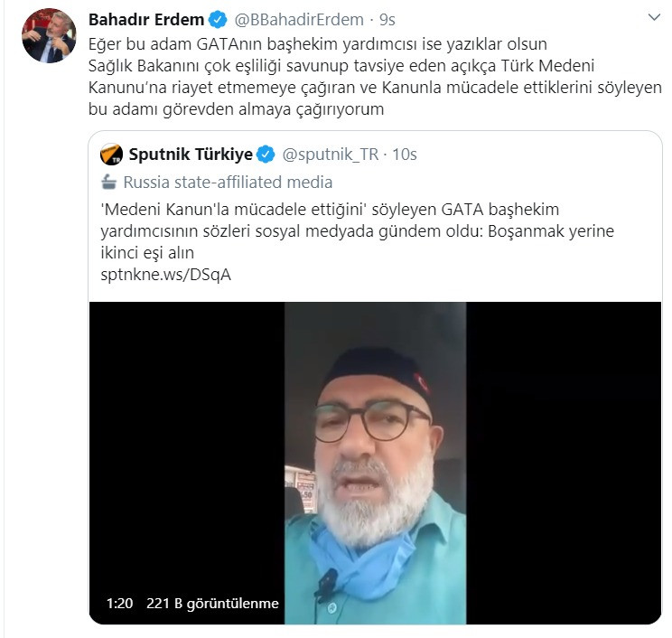 İYİ Partili Erdem'den Bakan Koca'ya çağrı: Bu adamı görevden almaya çağırıyorum - Resim : 1