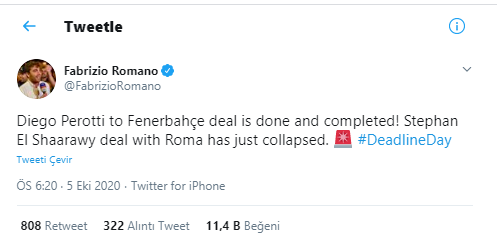 İtalyan gazeteci duyurdu! Diego Perotti Fenerbahçe ile anlaştı - Resim : 2