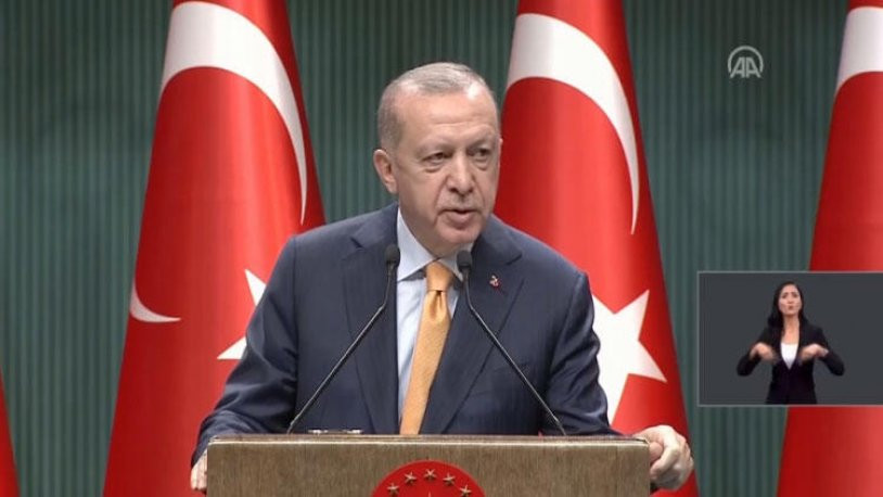 Erdoğan: İnsan çalışmaları için önümüzdeki ay bin doz aşı üretilmiş olacak