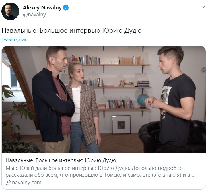 Navalni: Zehirleme emrini Putin verdi - Resim : 1