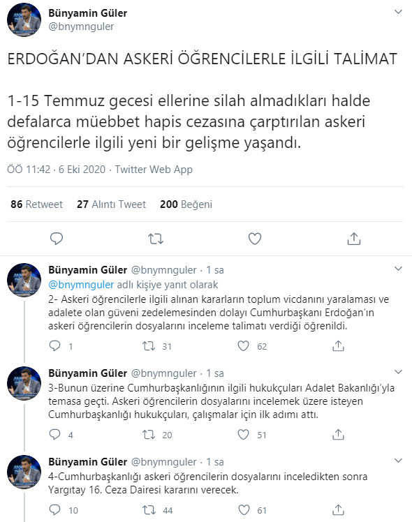 Erdoğan'dan 15 Temmuz talimatı - Resim : 1
