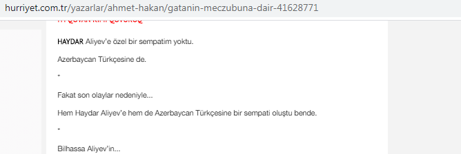 Ahmet Hakan'dan gündeme oturan Haydar Aliyev gafı! 17 yıl geriden geldi - Resim : 1