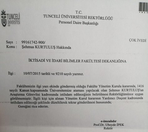 Denklik almadan 5 yıl çalışan yardımcı doçenti rektör bizzat atamış! - Resim : 1