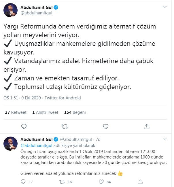 Adalet Bakanı Gül'den yeni 'reform' sinyali - Resim : 1
