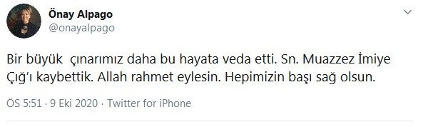 Önay Alpago'dan 'Muazzez İlmiye Çığ' açıklaması: Çok özür dilerim - Resim : 2