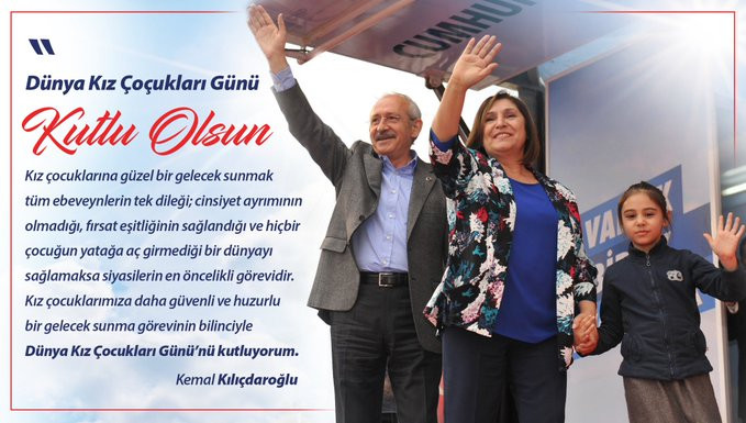 Kemal Kılıçdaroğlu'ndan Dünya Kız Çocukları Günü paylaşımı - Resim : 2