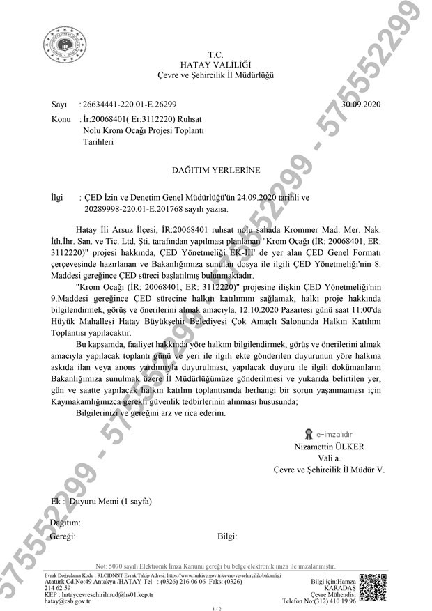 Hatay'da maden projesi yapılacağı ortaya çıktı! - Resim : 2