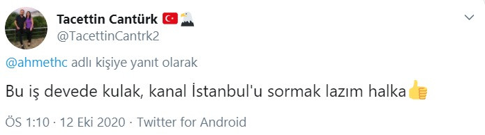 Sosyal medyada topa tutuldu: Ahmet Hakan'ın İBB eleştirisine Kanal İstanbul'lu yanıt - Resim : 4