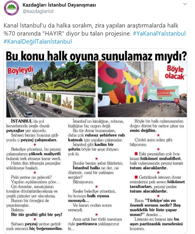 Sosyal medyada topa tutuldu: Ahmet Hakan'ın İBB eleştirisine Kanal İstanbul'lu yanıt - Resim : 5