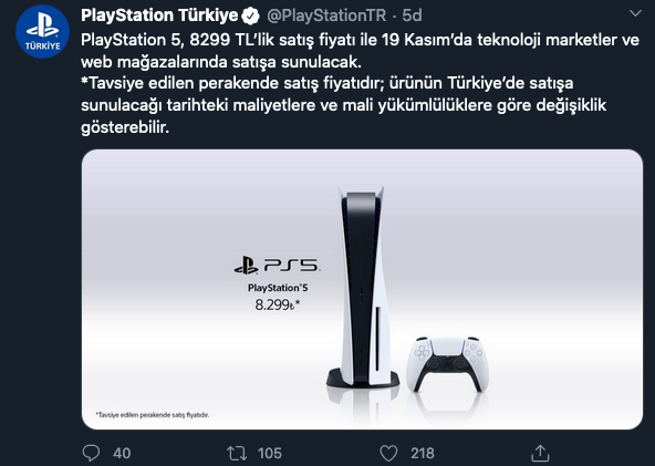 Playstation 5'in Türkiye satış fiyatı belli oldu - Resim : 1