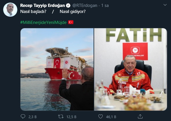 Erdoğan da o sosyal medya akımına katıldı - Resim : 1