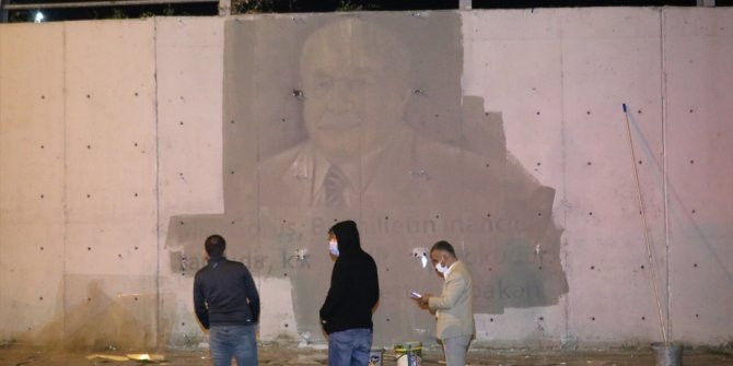 Karayolları Erbakan ve Türkeş'i sildi, Atatürk portresine halk siper oldu - Resim : 4