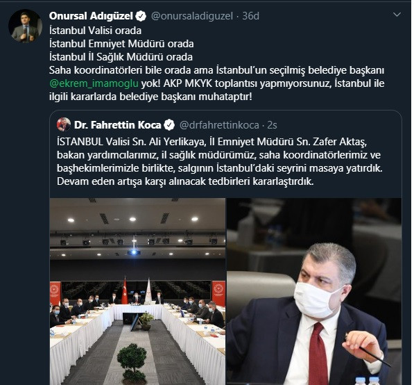 Onursal Adıgüzel'den sert İmamoğlu tepkisi: AKP MKYK'sı yapmıyorsunuz! - Resim : 1