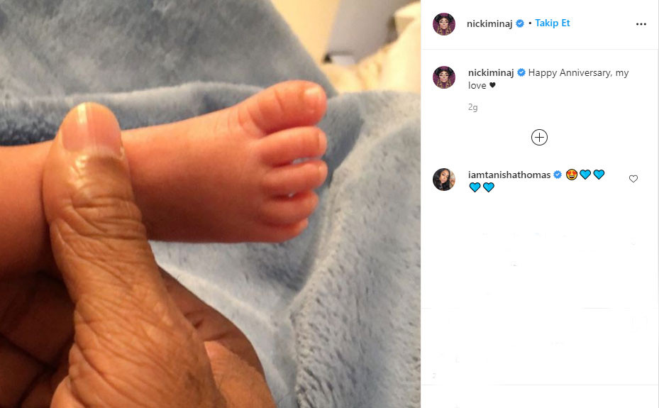Nicki Minaj bebeğini ilk kez paylaştı - Resim : 1