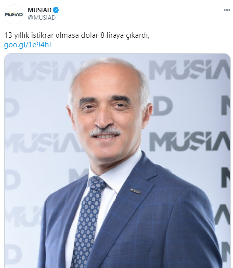 MÜSİAD Eski Başkanı Olpak'ın 'dolar'la ilgili sözleri sosyal medyanın gündeminde - Resim : 1
