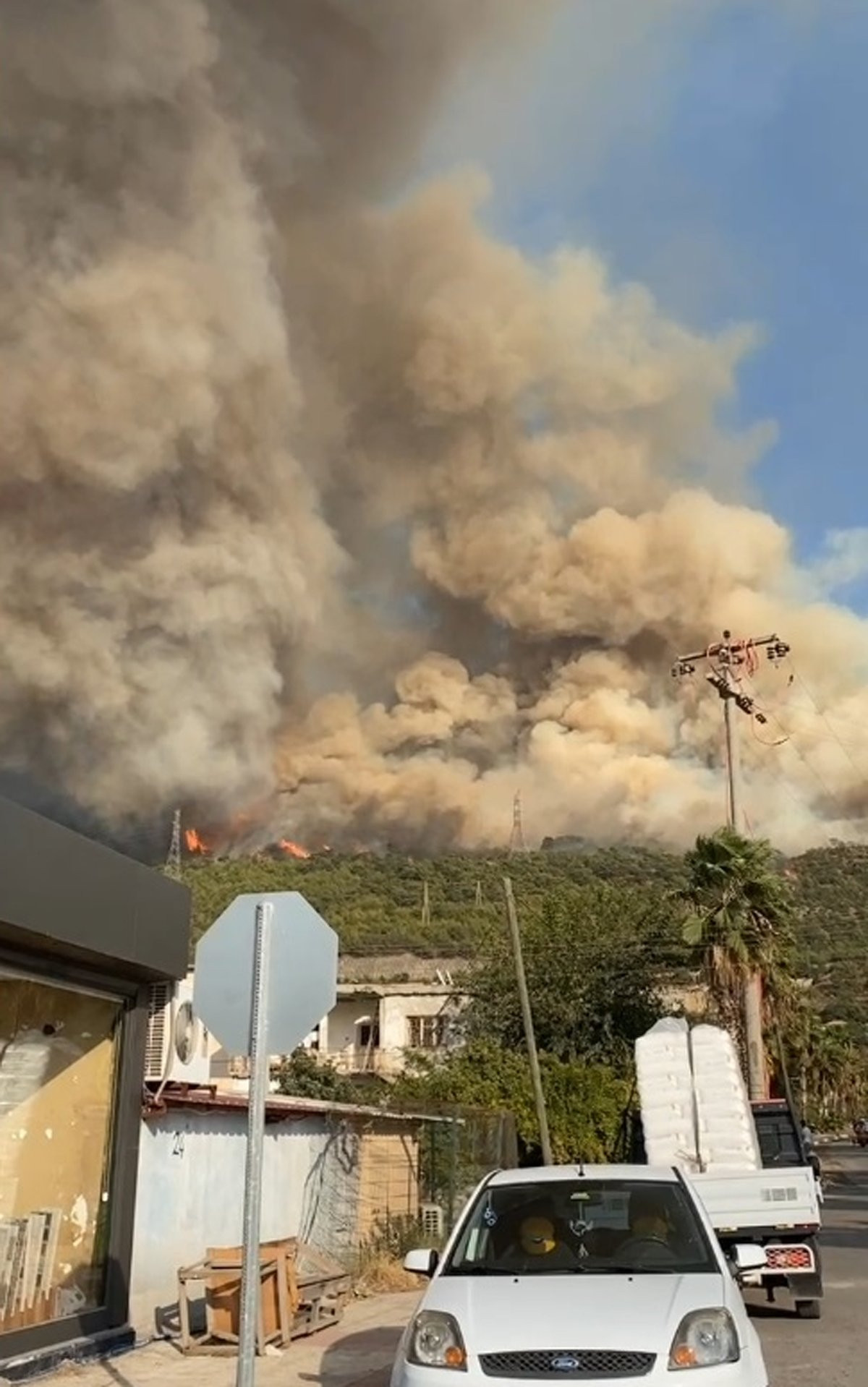 Hatay İskenderun'da orman yangını: İl geneline elektrik verilemiyor - Resim : 3