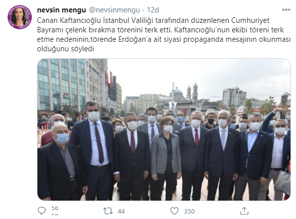 Erdoğan propagandası yapılınca Kaftancıoğlu töreni terk etti - Resim : 1