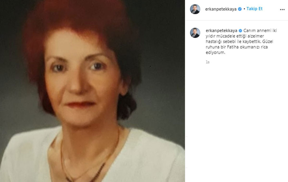 Erkan Petekkaya'nın annesi hayatını kaybetti - Resim : 1