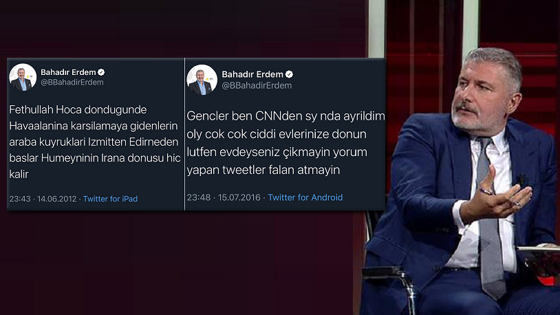 İYİ Parti'de tartışmaların odağındaki Bahadır Erdem'den 15 Temmuz ve Gülen tweetleri hakkında açıklama