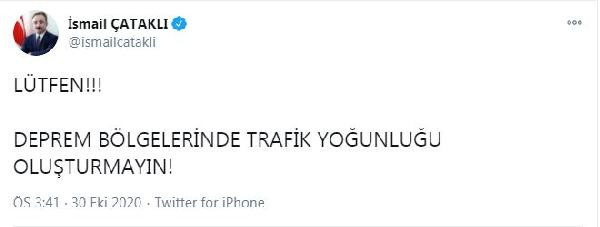 İçişleri Bakanlığı'ndan İzmirlilere trafik uyarısı: Yoğunluk oluşturmayın - Resim : 1