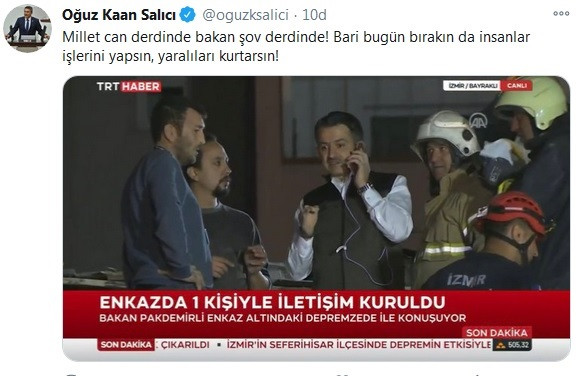 CHP'den enkazın üstüne çıkarak telefonla konuşan Bakan Pakdemirli'ye: Şov derdinde! - Resim : 2