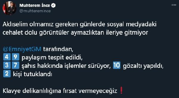 İzmir depremi ile ilgili provakatif paylaşım yapan 2 kişi tutuklandı - Resim : 1